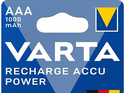 VARTA HR03 AAA Recharge Accu Power 1000 mAh 05703 Herlaad Accu 4 stuk(s) Groen, Geel