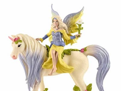 Actiefiguren Schleich  Fairy will be with the Flower Unicorn Modern