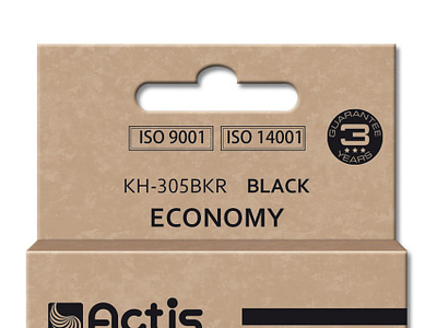 Actis KH-305BKR inktcartridge 1 stuk(s) Compatibel Normaal rendement Zwart