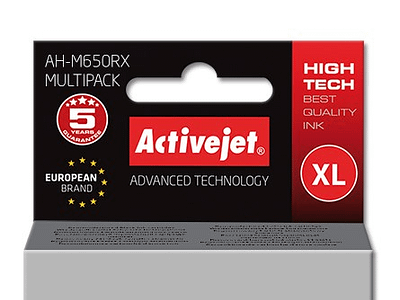 Activejet AH-M650RX inkt (vervanging HP 650 CZ101/CZ102; Premium; 1 x 20 ml, 1 x 21 ml; zwart, kleur)
