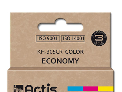 Actis KH-305CR inktcartridge 1 stuk(s) Compatibel Normaal rendement Cyaan, Magenta, Geel