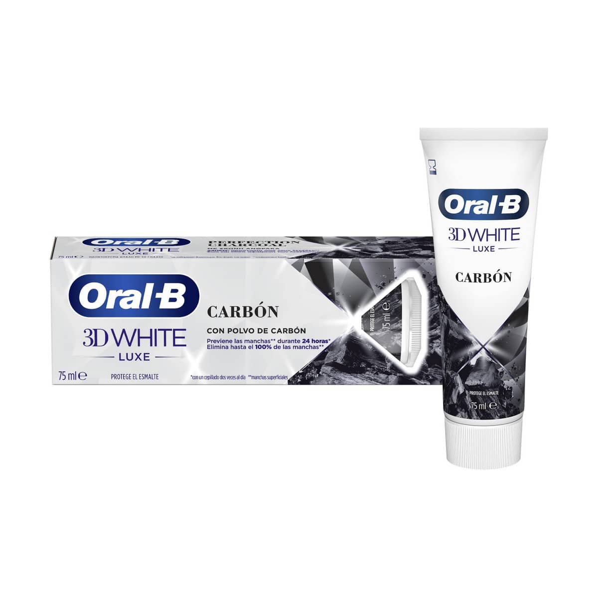 drie oorsprong Te voet Tandenblekende Tandpasta Oral-B 3D White Luxe Actieve kool (75 ml) -  EchtVEELvoorWeinig