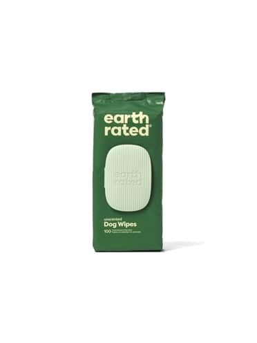 EARTH RATED DOG WIPES GEURLOOS COMPOSTEERBAAR 20,5X20,5 CM 100 ST