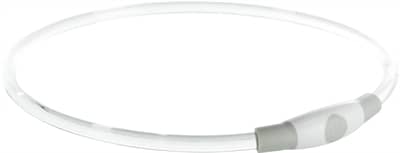 TRIXIE LICHTGEVENDE HALSBAND USB FLASH LIGHT OPLAADBAAR TPU MULTI 65X0,8 CM