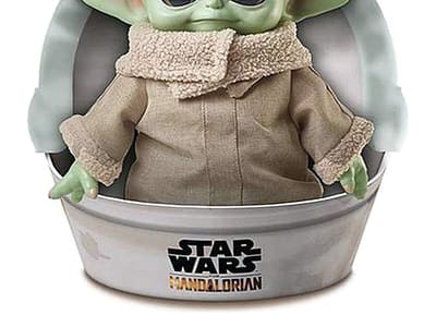Knuffel Baby Yoda Mandalorian Star Wars Mattel (30 cm)