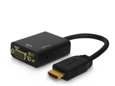 Adapter HDMI naar VGA Savio CL-23 Zwart