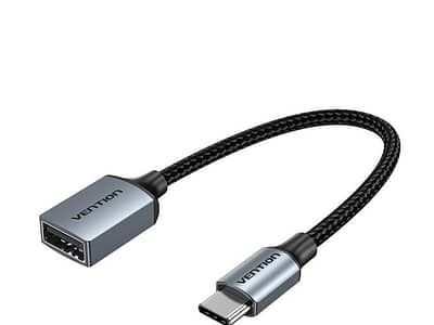 USB-kabel Vention CCWHB 15 cm Grijs (1 Stuks)