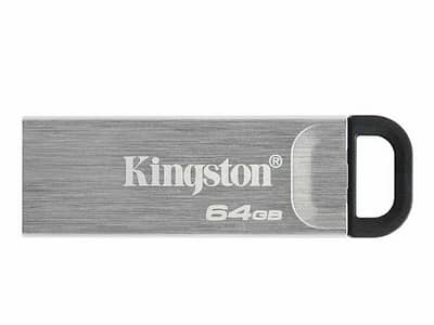 USB stick Kingston Kyson Zwart Zilverkleurig 64 GB