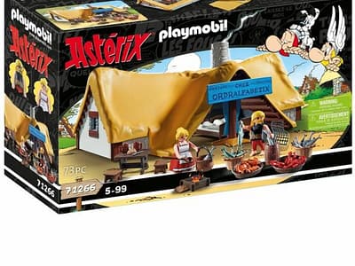Playset Playmobil Astérix: Ordralfabetix Hut 71266 73 Onderdelen
