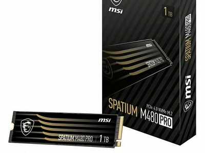 Hard Drive MSI SPATIUM M480 Pro 1 TB SSD