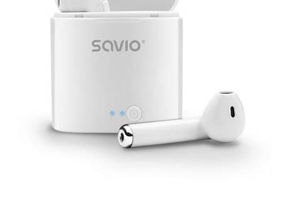 In-ear Bluetooth Hoofdtelefoon Savio TWS-01 Wit