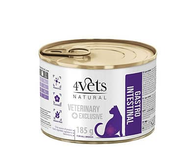Kattenvoer 4VETS Natural Gastro Intestinal Pauw 185 g