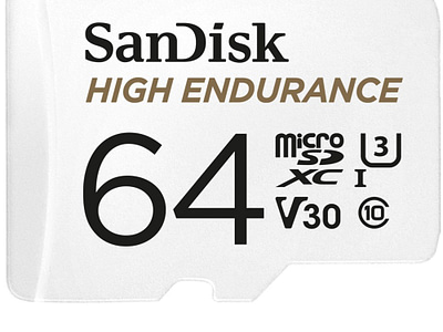 SanDisk High Endurance flashgeheugen 64 GB MicroSDXC UHS-I Klasse 10