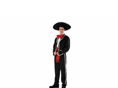 Kostuums voor Volwassenen Mexicaan (4 Onderdelen) Maat M/L