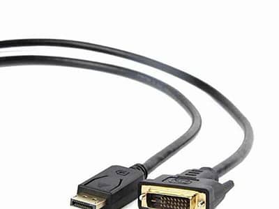 Adapter DisplayPort naar DVI GEMBIRD CC-DPM-DVIM-6 1080 px 1,8 m Zwart 1,8 m