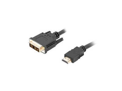 Kabel HDMI naar DVI Lanberg CA-HDDV-10CC-0030-BK Zwart Mannelijk/Mannelijk