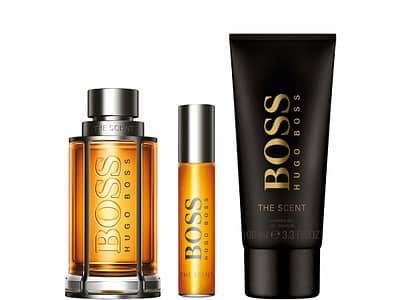 Parfumset voor Heren Hugo Boss EDT BOSS The Scent 3 Onderdelen