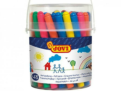 Set Viltstiften Jovi 48 Onderdelen Multicolour