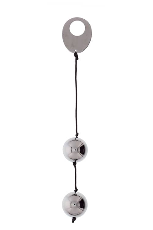 DOMINO METALLIC BALLS - SILVER