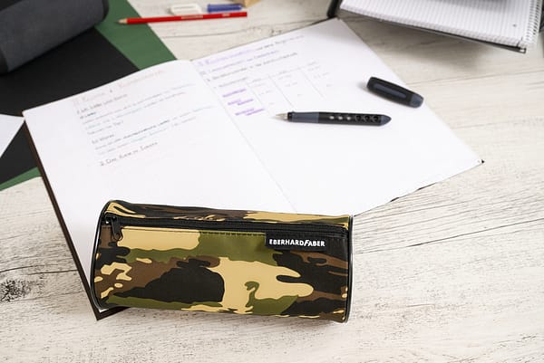 Eberhard Faber EF-577492 Etui Leeg Jumbo Camouflage Groen - Afbeelding 2