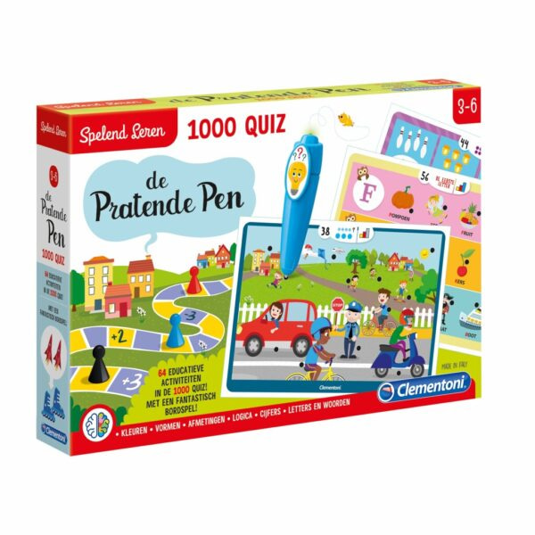 Clementoni Spelend Leren 1000 Quiz de Pratende Pen - Afbeelding 2