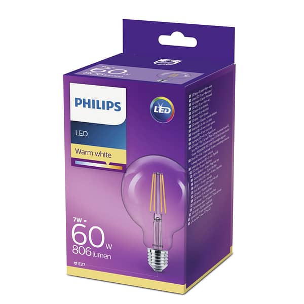 Philips LED Classic 60W Warm Wit - Afbeelding 2