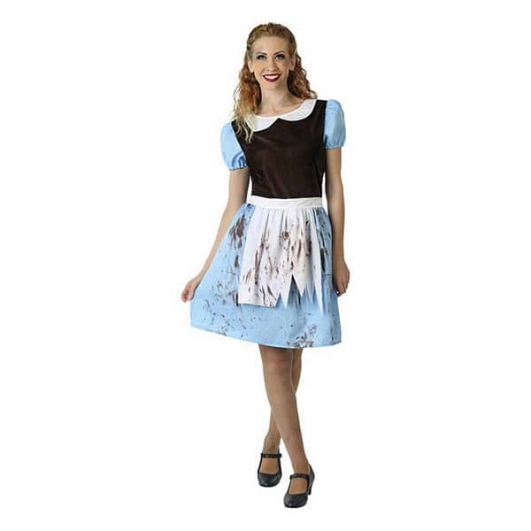 Kostuums voor Volwassenen Alice Halloween Maagdelijke Meid Maat M/L