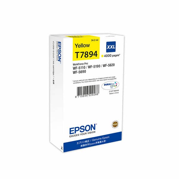 Originele inkt cartridge Epson T789440 Geel - Afbeelding 2