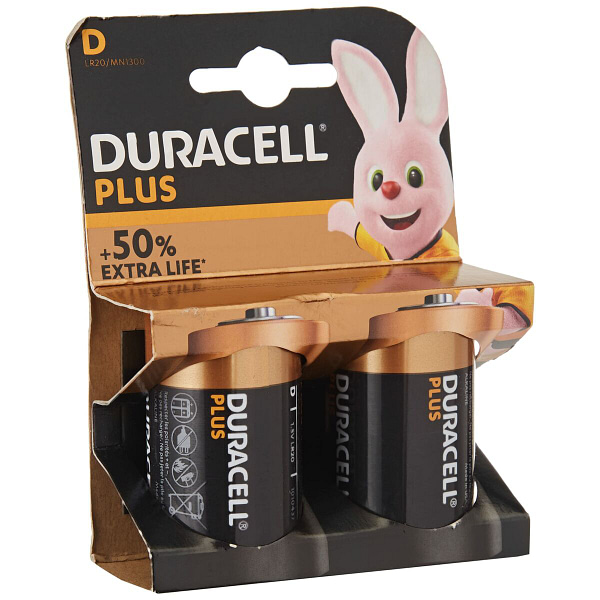 Alkalinebatterijen LR20 DURACELL Plus Power  D 1,5 V - Afbeelding 2