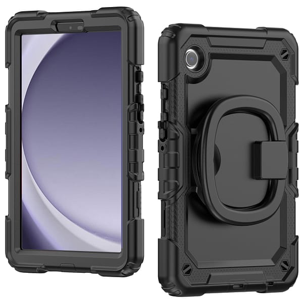 Mobilize Rotating Defender Case Stand Function for Samsung Galaxy Tab A9 8.7 Black