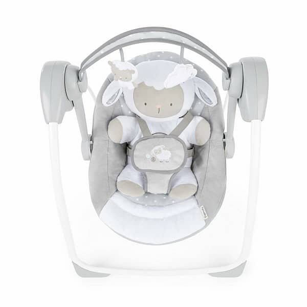 Baby Hangmat Ingenuity Cuddle Lamb Compact Grijs - Afbeelding 2