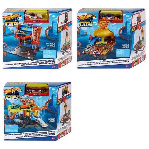 Hot Wheels City Downtown Speelset Assorti