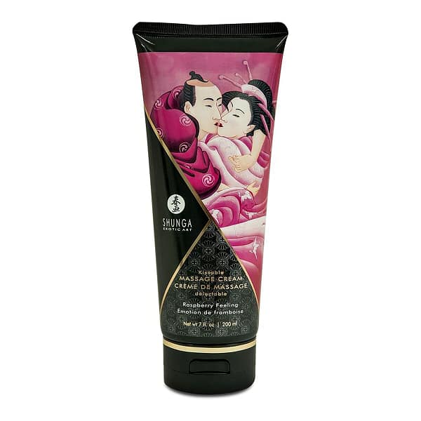 Massage Crème Shunga 200 ml Framboos - Afbeelding 3