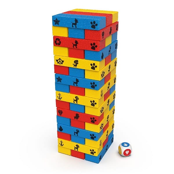 Paw Patrol Jumbling Tower 48 Houten Blokken - Afbeelding 2