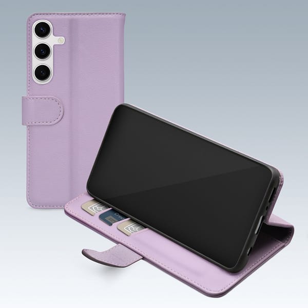 Mobilize Premium Gelly Wallet Book Case Samsung Galaxy S24 FE Purple