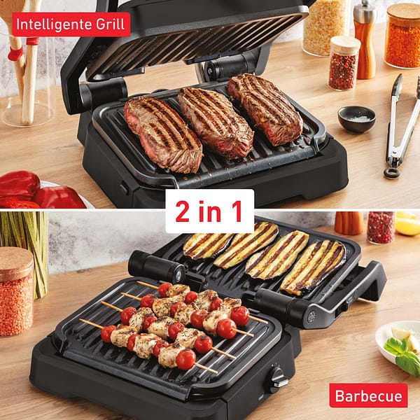 Tefal GC7728 OptiGrill Grill Zwart - Afbeelding 2