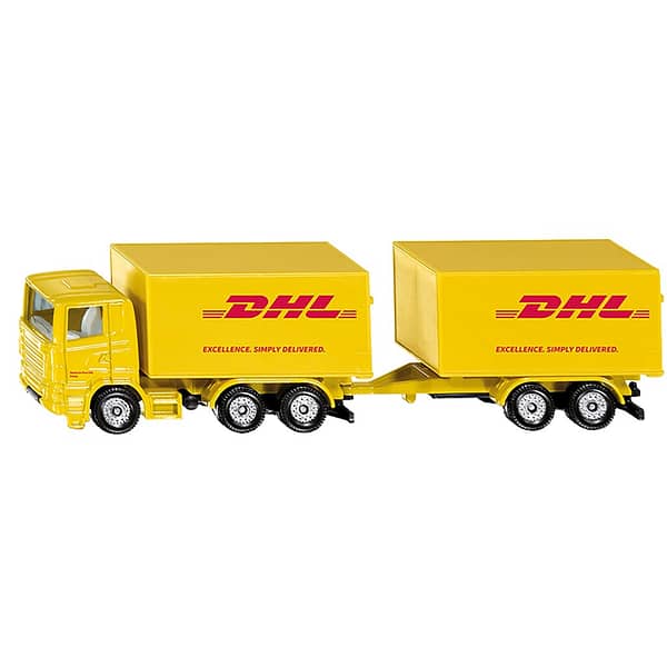 Siku 1694 DHL Truck net Trailer - Afbeelding 2