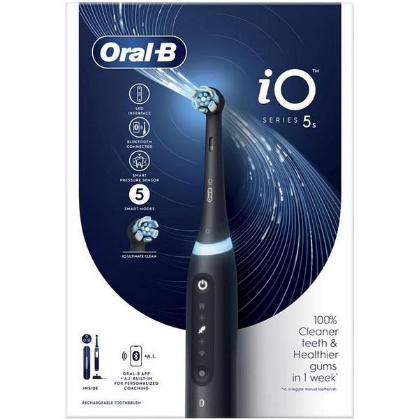 Oral-B IO5S Elektrische Tandenborstel Mat Zwart - Afbeelding 2