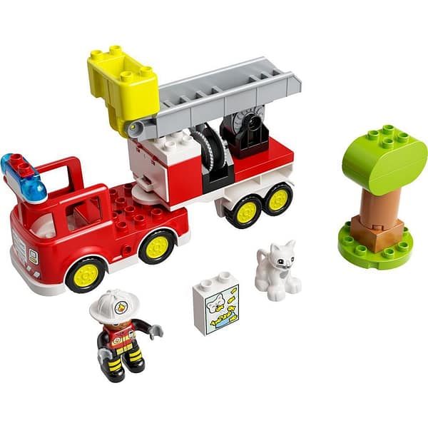 Lego Duplo 10969 Brandweerauto + Licht en Geluid - Afbeelding 2