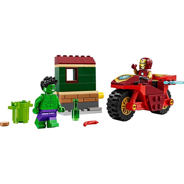 Lego Super Heroes 76287 Marvel Iron Man With Bike - Afbeelding 2