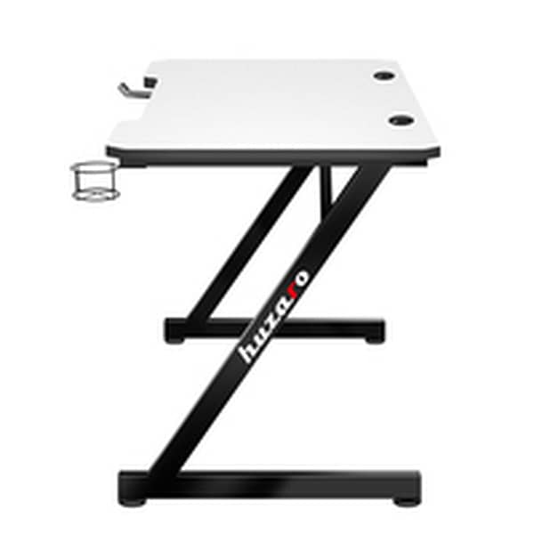 Bureau Huzaro Hero 2.5 Wit Zwart Aluminium 120 x 60 cm - Afbeelding 2