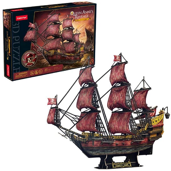 Cubic Fun 3D Puzzel Queen Anne Revenge 391 Stukjes