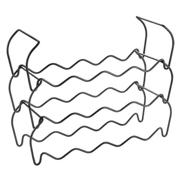 Metaltex Stapelbaar Wijnrek voor 15 Flessen 45x15x15 3 Stuks Zwart