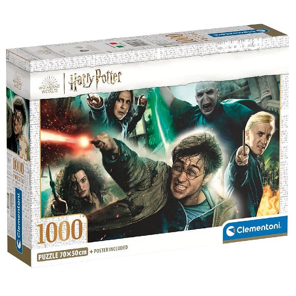 Clementoni Puzzel Harry Potter 1000 Stukjes + Poster