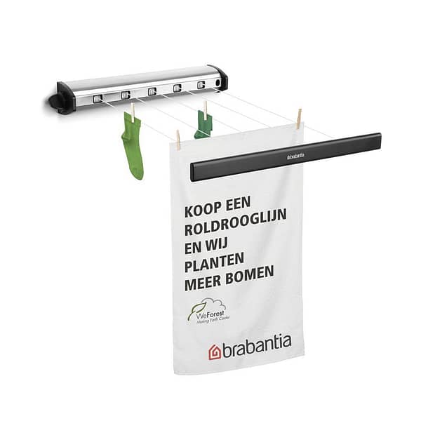 Brabantia Roldrooglijn Matt Steel 22 Meter - Afbeelding 2