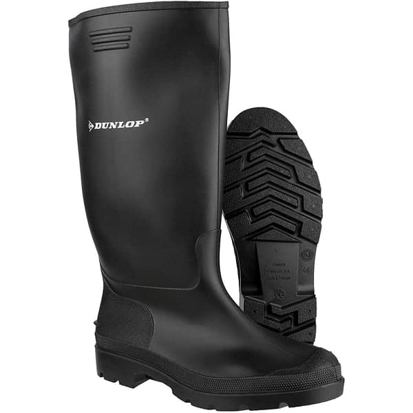 Regenlaarzen Dunlop Zwart Polyester PVC Maat 43