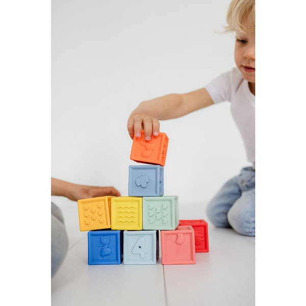 Simply for Kids Zachte Stapelblokken 10 Stuks - Afbeelding 2