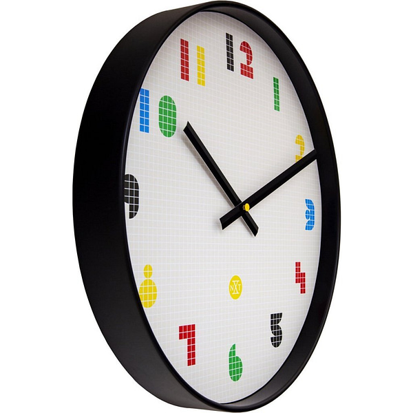 NeXtime NX-7371 Wandklok Bit 35 cm Zwart/Multikleur - Afbeelding 2