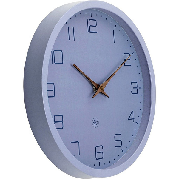 NeXtime NX-7373BL Wandklok ECO 30 cm Blauw - Afbeelding 2