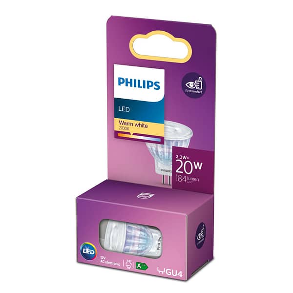 Philips LED Spot 20W GU4 Warm Wit - Afbeelding 2